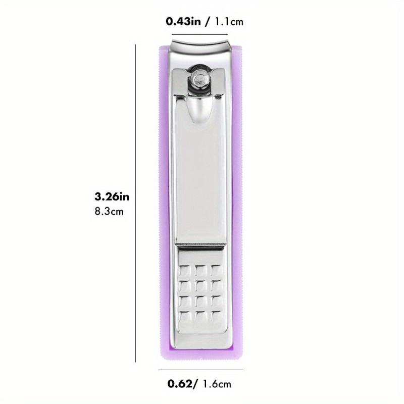 Anti Splash Sharp Nail Clippers Stainless Steel
