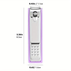 Anti Splash Sharp Nail Clippers Stainless Steel