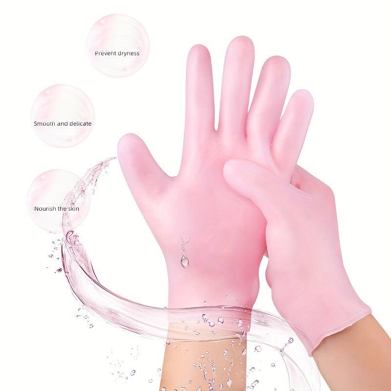 Moisturizing Gloves for Dry Hands - Anti-Cracking Silicone Hand Protectors