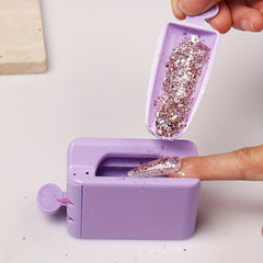 Two Layer Dip Powder Recycling Tray for Home Manicure