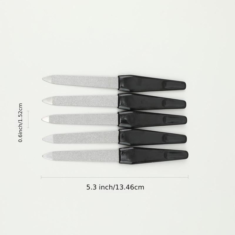 5pc Stainless Steel Nail File Set for Podiatry and Chiropody
