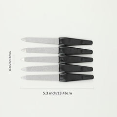 5pc Stainless Steel Nail File Set for Podiatry and Chiropody
