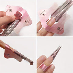 Fish Shape Nail Art Paper Tips 500 Per Bag