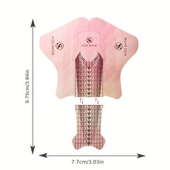 Fish Shape Nail Art Paper Tips 500 Per Bag