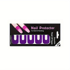10pcs Anti Spill Nail Polish Protector Stickers for DIY Nail Art