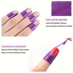 10pcs Anti Spill Nail Polish Protector Stickers for DIY Nail Art