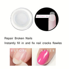 Instant Nail Repair Gel - Protects & Repairs Cracked Nails