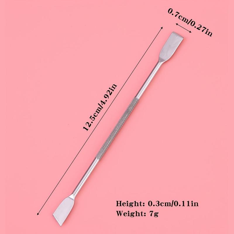 Stainless Steel Cuticle Pusher Dead Skin Remover Nail Tool