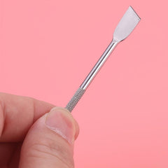Stainless Steel Cuticle Pusher Dead Skin Remover Nail Tool