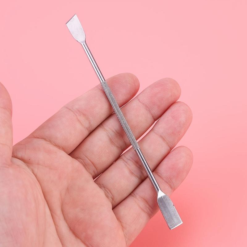 Stainless Steel Cuticle Pusher Dead Skin Remover Nail Tool