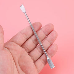 Stainless Steel Cuticle Pusher Dead Skin Remover Nail Tool