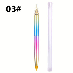 1PC Double Manicure Pen DIY Nail Art Pen Gradient Salon Tool