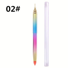 1PC Double Manicure Pen DIY Nail Art Pen Gradient Salon Tool