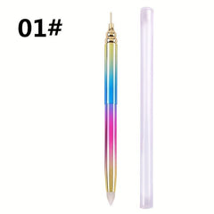 1PC Double Manicure Pen DIY Nail Art Pen Gradient Salon Tool