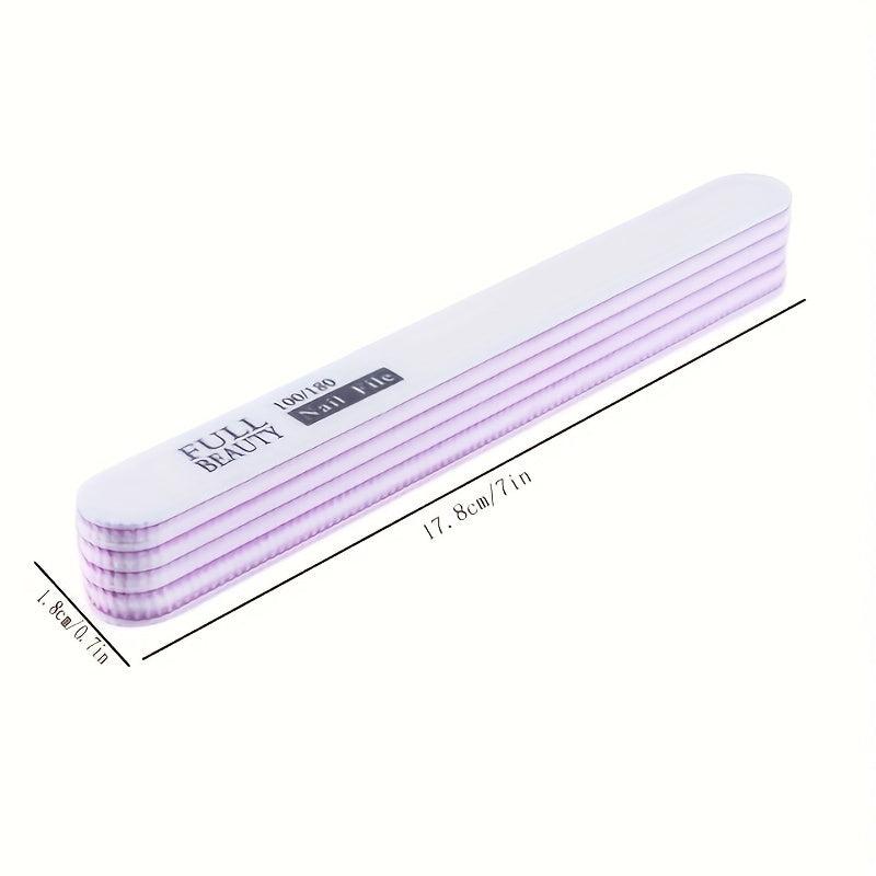 Professional Nail Files Nail Art Manicure Pedicure Tool Set