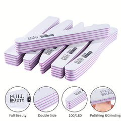 Professional Nail Files Nail Art Manicure Pedicure Tool Set