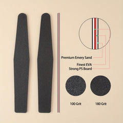 10pcs Double Sided Nail Files for Acrylic Nails