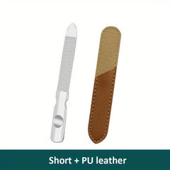Double Sided Stainless Steel Nail Files for Manicure Pedicure