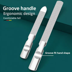 Double Sided Stainless Steel Nail Files for Manicure Pedicure