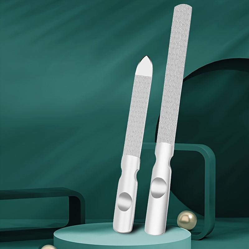 Double Sided Stainless Steel Nail Files for Manicure Pedicure