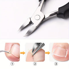 Professional Stainless Steel Nail Cutter Set with Scissors and Remover