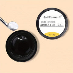 Clear Rhinestone Gel Nail Tips with No Wipe Adhesive