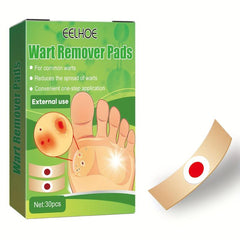 30 Pcs Foot Corn Clean Pads - Naturally Clean Toe Corns And Calluses