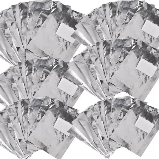 100 Pcs Aluminium Foil Nail Art Removal Wraps