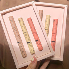 Sweet Fart Peach 3 Pcs Set Lipstick Lip Glaze Long Lasting Waterproof