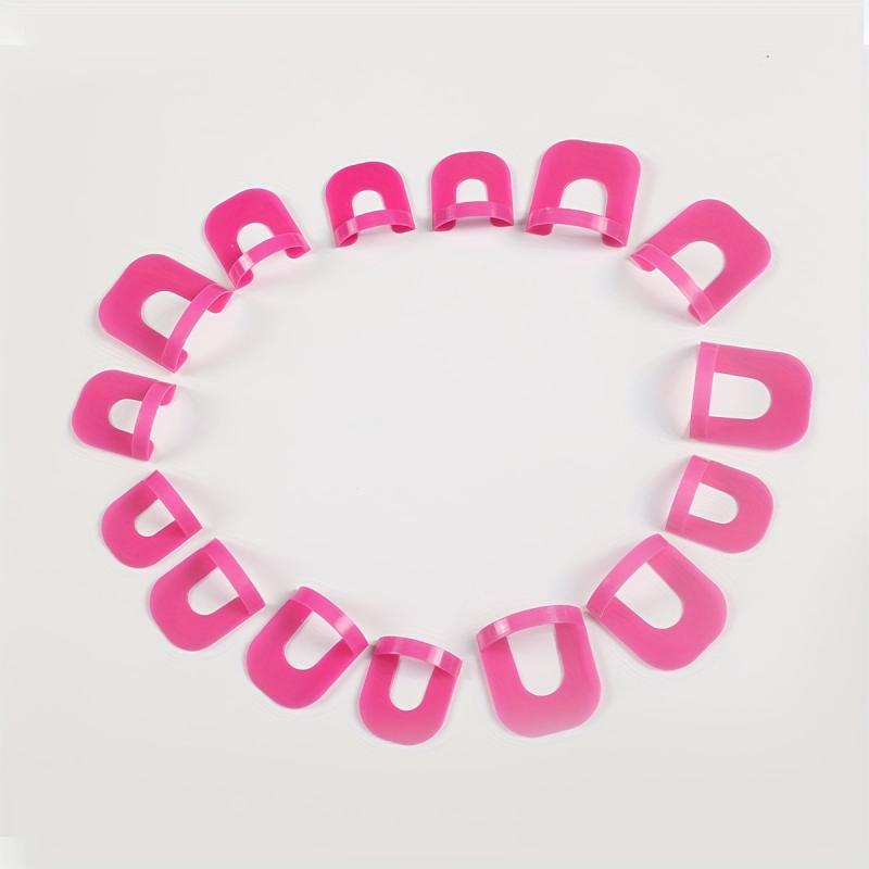Plastic Nail Polish Protectors Clips, Spill Proof Tools for Fingers and Toe