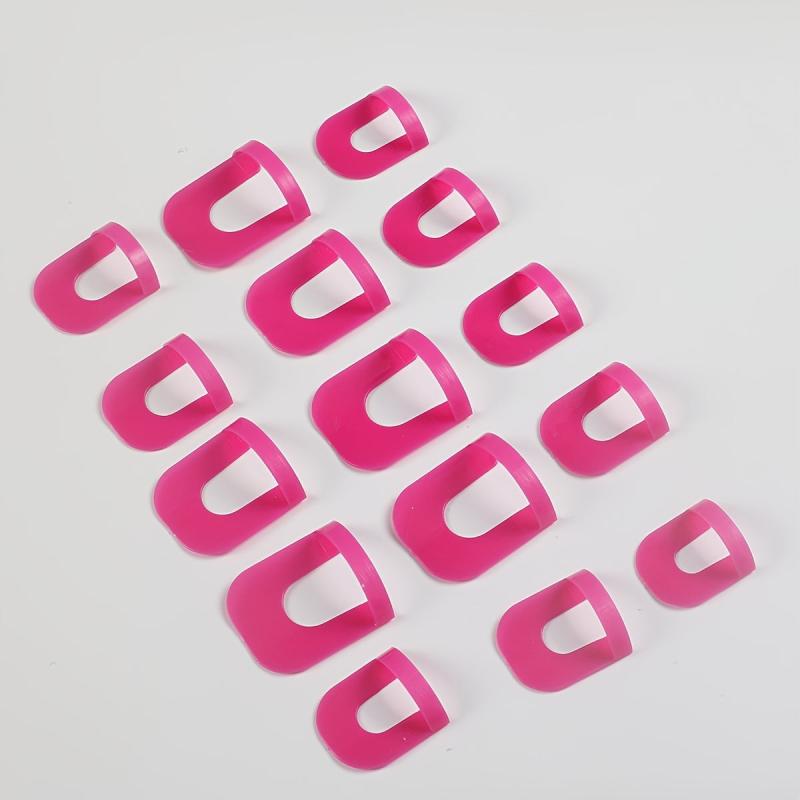 Plastic Nail Polish Protectors Clips, Spill Proof Tools for Fingers and Toe