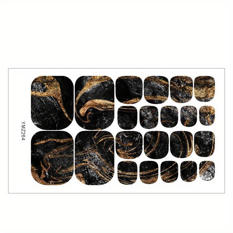 Starry Sky Toe Nail Stickers for DIY Manicure Lace YMZ235 YMZ264