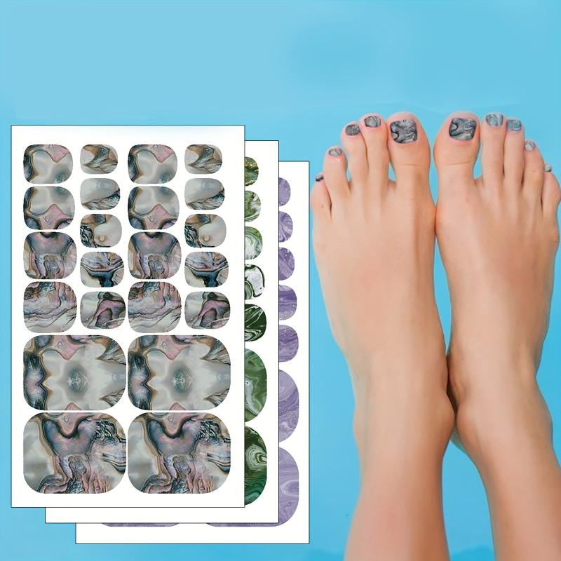 Starry Sky Toe Nail Stickers for DIY Manicure Lace YMZ235 YMZ264