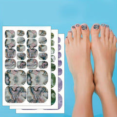 Starry Sky Toe Nail Stickers for DIY Manicure Lace YMZ235 YMZ264