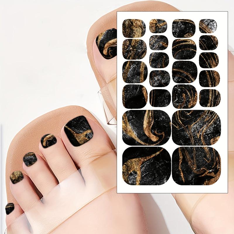 Starry Sky Toe Nail Stickers for DIY Manicure Lace YMZ235 YMZ264