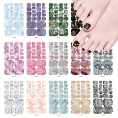 Starry Sky Toe Nail Stickers for DIY Manicure Lace YMZ235 YMZ264