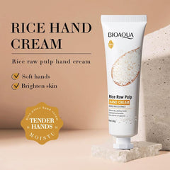 Rice Hand Cream: Nourishing and Repairing Skin