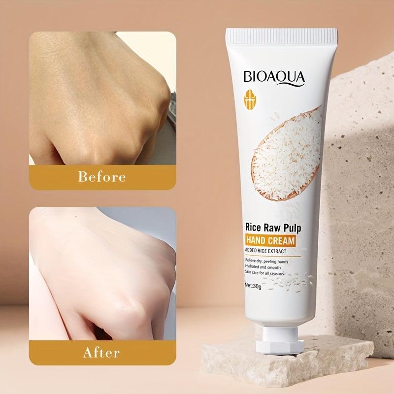 Rice Hand Cream: Nourishing and Repairing Skin