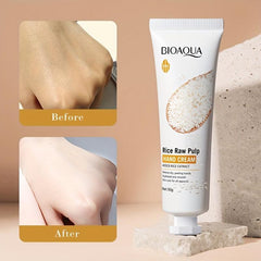 Rice Hand Cream: Nourishing and Repairing Skin