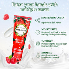 Christmas Hand Cream Set - Moisturizing & Nourishing Hand Lotion - Travel Size