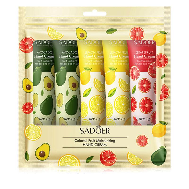 SADOER Hand Cream Gift Set For Women Girls 5 Pcs X 30g