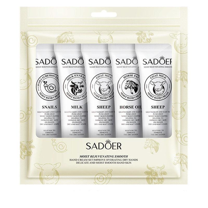 SADOER Hand Cream Gift Set For Women Girls 5 Pcs X 30g