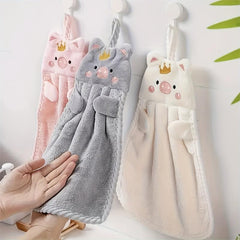 Microfiber Hand Towels Little Pig Absorbent Kitchen Towel