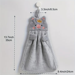 Microfiber Hand Towels Little Pig Absorbent Kitchen Towel