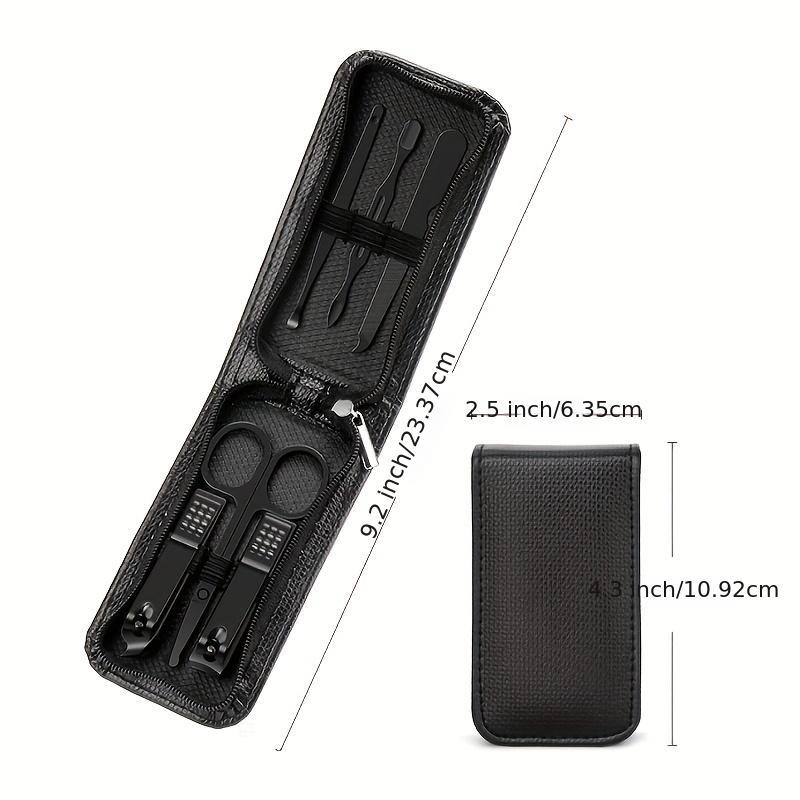 6 pcs Nail Clippers Set Professional Manicure and Pedicure Kits for Safe Use