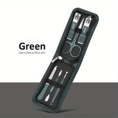 6 pcs Nail Clippers Set Professional Manicure and Pedicure Kits for Safe Use