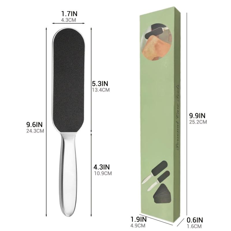 Stainless Steel Foot Scrubber for Callus Removal and Pedicure