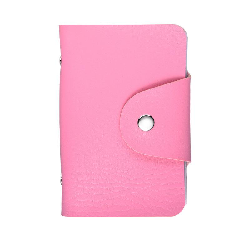 Rainbow Nail Art Stamp Plate Holder PU Leather Nail Stamping File Case