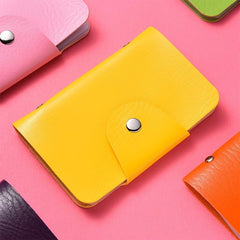 Rainbow Nail Art Stamp Plate Holder PU Leather Nail Stamping File Case