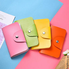 Rainbow Nail Art Stamp Plate Holder PU Leather Nail Stamping File Case